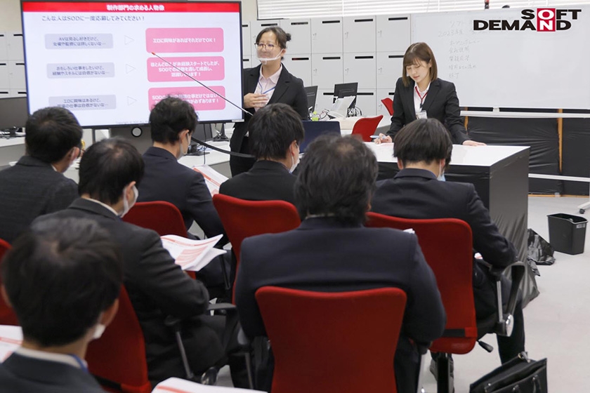 107SDJS-181 SOD女子社員 絶頂！イキまくり会社説明会 2023再開！ 就活生来社説明会 情熱と感度が過去イチと噂の生真面目系チーフ候補生3名を緊急抜擢！痙攣数134回！！総イキ潮量69mlながらも弊社の魅力を伝えきる！ 宮本ちえ 月谷あかり 広尾ゆき Sample 2