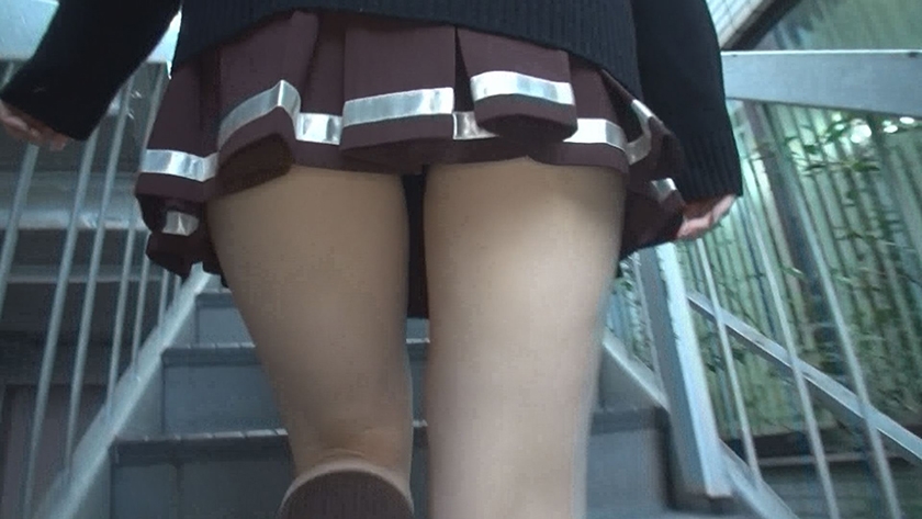 077BUBB-126 階段女子校生 制服のスカートの中身はエロい下着のほうが好き編 Sample 7