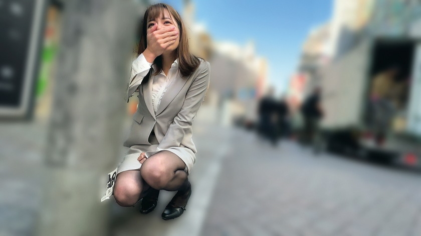 340SKMJ-497 素人美少女とリモコンバイブお散歩9ー黒パンストOL編ー「もう我慢できません…//」人ごみの中、黒パンスト美脚ガクブル震わせイキまくってしまうOLたち！人生初の羞恥プレイでまさかのエロスイッチオン！車移動中も大胆カーオナニー！最後はホテルで心行くまで生セックス！ Sample 15